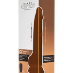 Naked Addiction 9" Thrusting  Dong W-remote - Caramel BMS