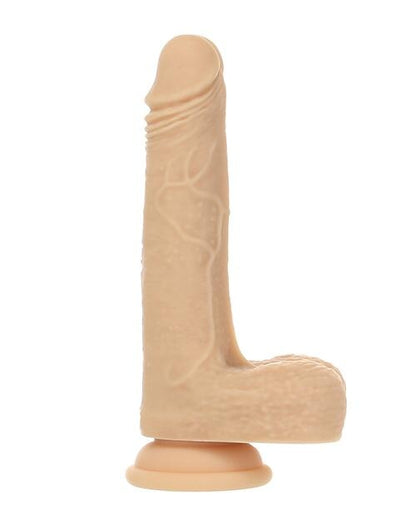 Naked Addiction The Freak 7.5" Rotating & Thrusting Vibrating Dong - Ivory BMS