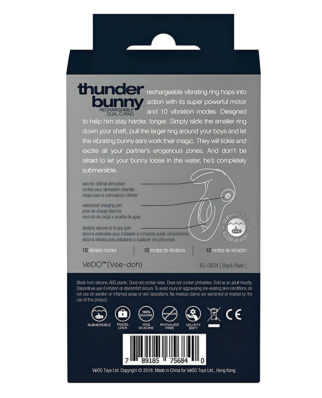 Vedo Thunder Rechargeable Dual Ring VēDO