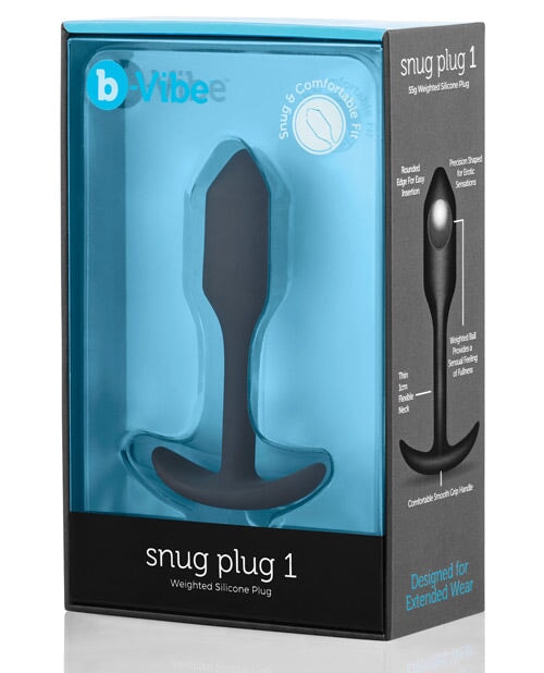 B-vibe Weighted Snug Plug 1 - .55 G B-vibe