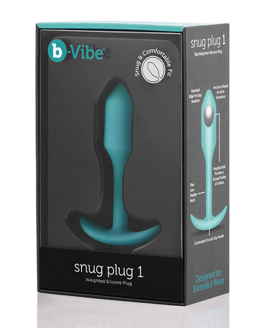 B-vibe Weighted Snug Plug 1 - 55 G B-vibe 1657