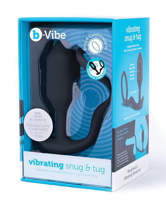 B-vibe Vibrating Snug & Tug - Black B-vibe 500