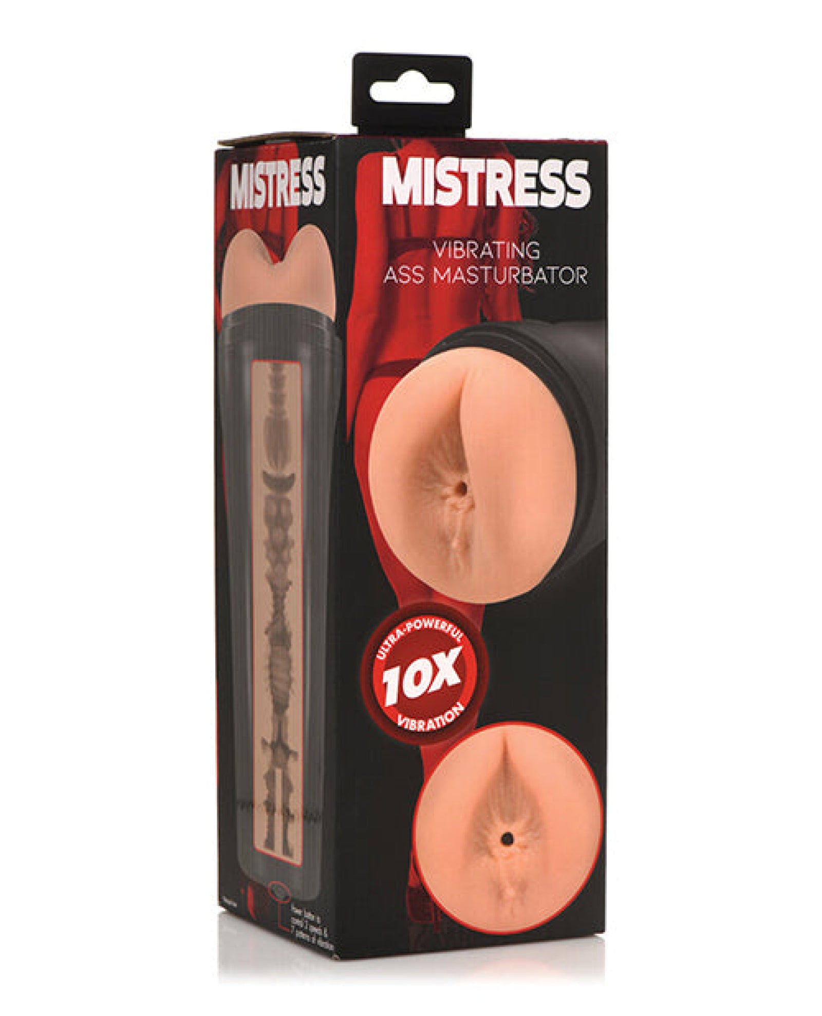 Curve Toys Mistress Vibrating Ass Masturbator - Tan Curve Toys