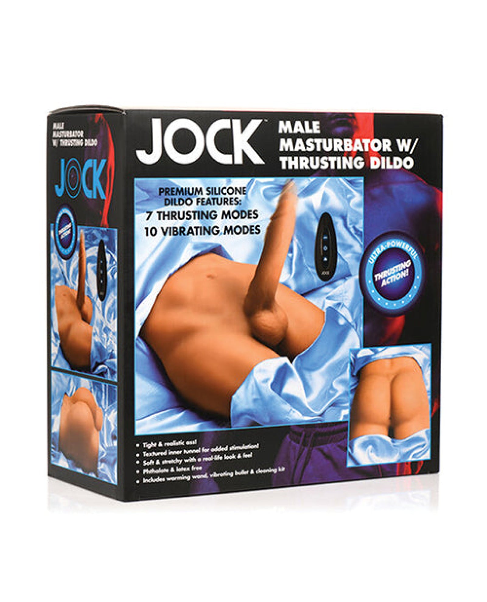 Curve Toys Jock Male Masturbator W/thrusting Dildo Curve Toys