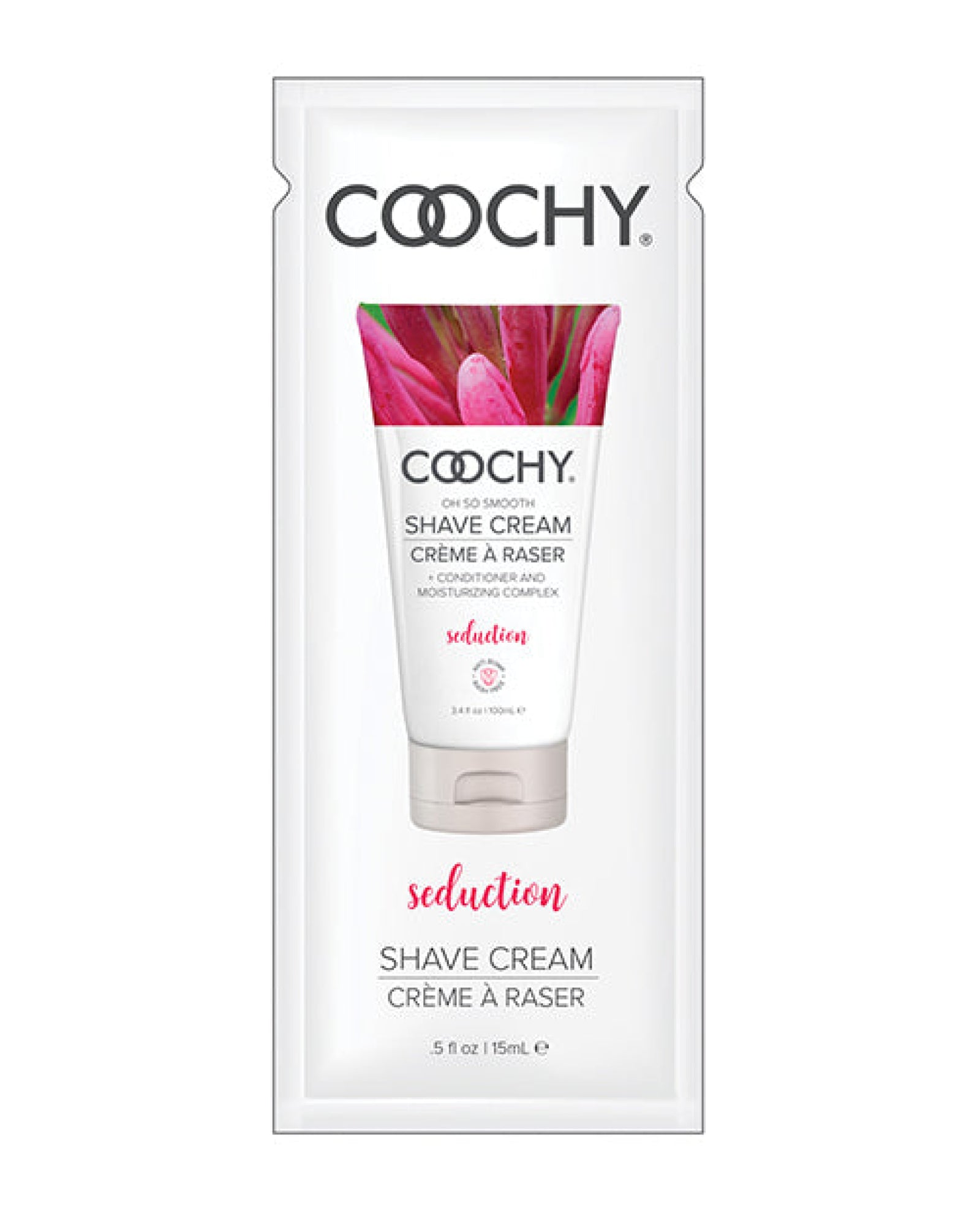 Coochy Seduction Shave Cream Foil - .5 Oz Honeysuckle/citrus Classic Brands