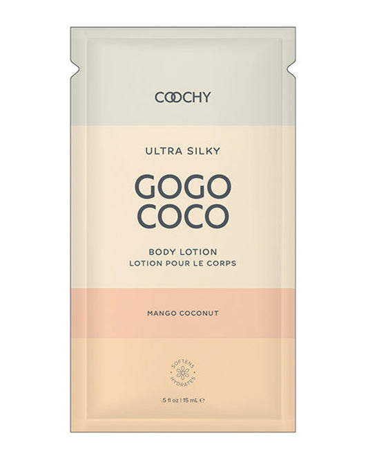 Coochy Ultra Silky Body Lotion Foil - .35 Oz Mango Coconut Classic Brands 1657