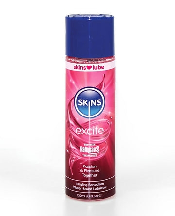 Skins Excite Water Based Lubricant - 4.4 Oz Creative Conceptions
