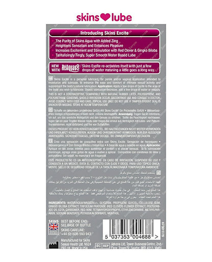 Skins Excite Water Based Lubricant - 4.4 Oz Creative Conceptions