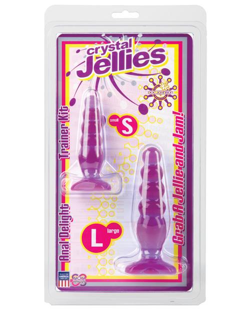 Crystal Jellies Anal Delight Trainer Kit Doc Johnson