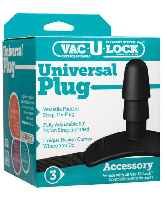 Vac-u-lock Universal Plug - Black Doc Johnson 500