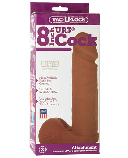 "Vac-u-lock 8"" Ultraskyn Cock Attch." Doc Johnson