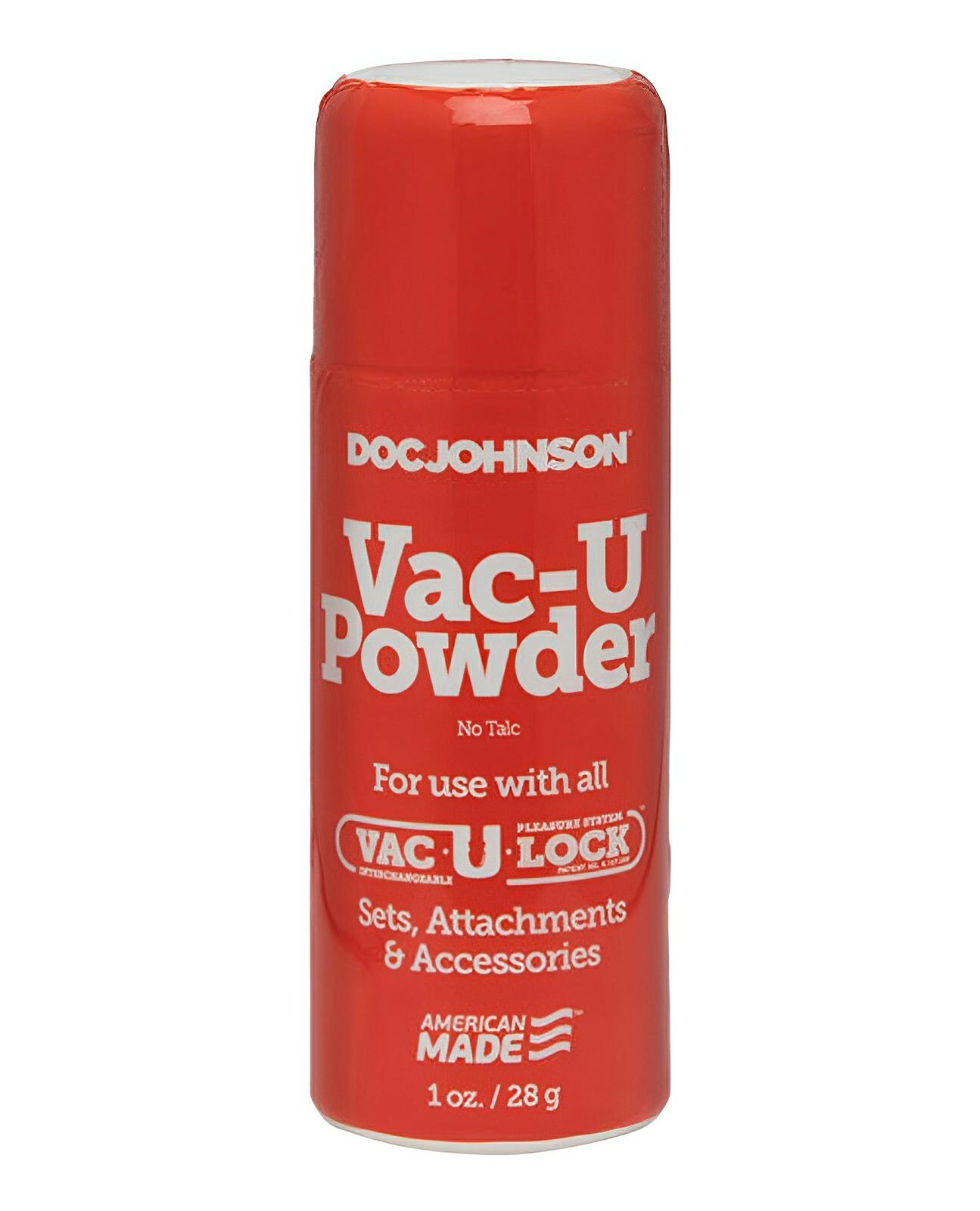 Vac-u-lock Powder Lubricant - White Doc Johnson