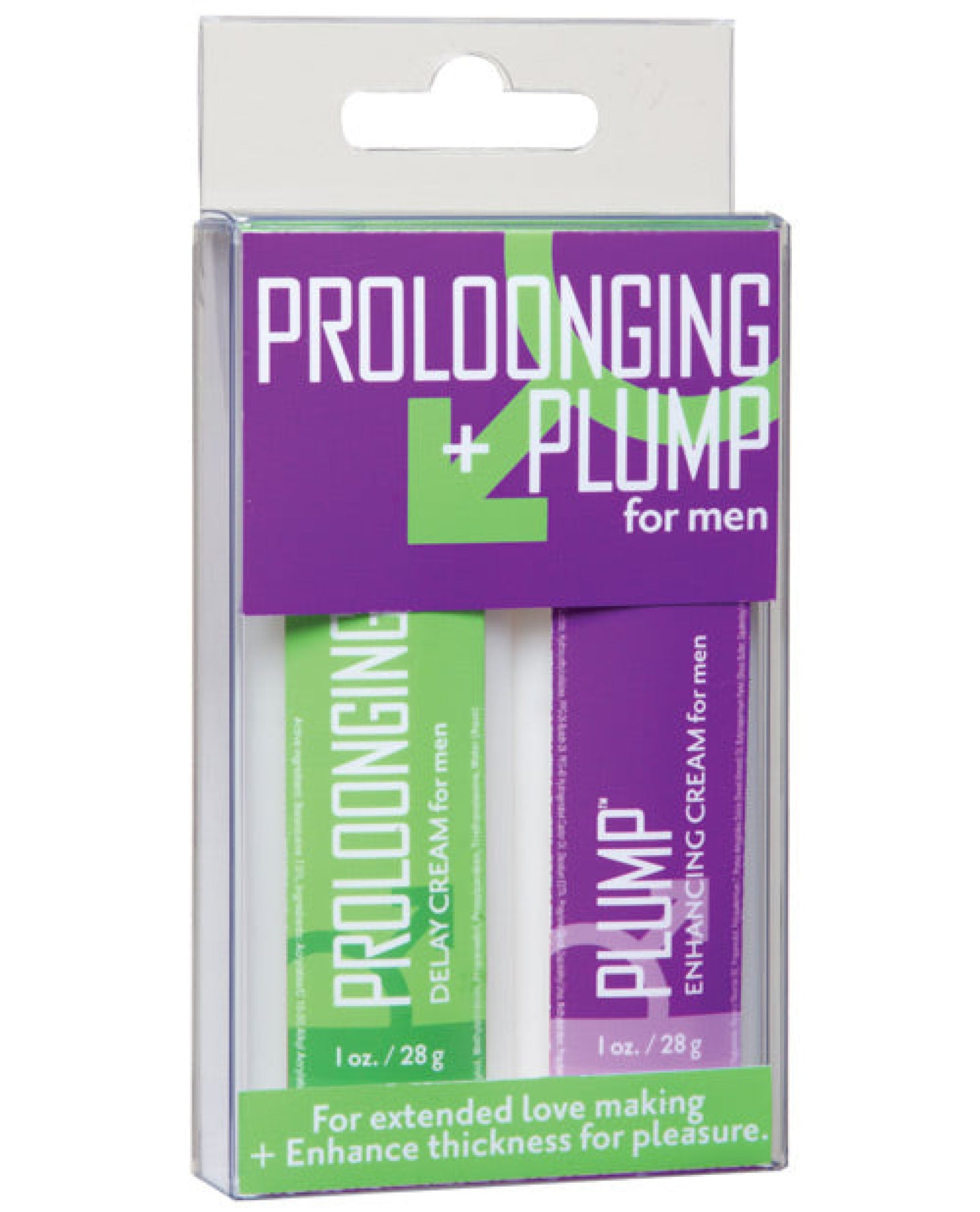 Plump & Prolonger Enhancement Cream For Men - Pack Of 2 Doc Johnson