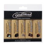 Goodhead Chocolate Slick Head Glide - Asst. Flavors Pack Of 5 Doc Johnson
