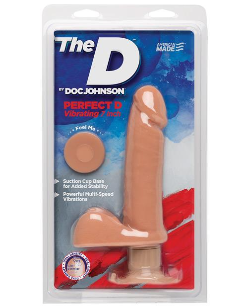"The D 7"" Perfect D Vibrating W/balls" Doc Johnson