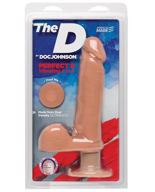 "The D 8"" Perfect D Vibrating W/ballsl" Doc Johnson