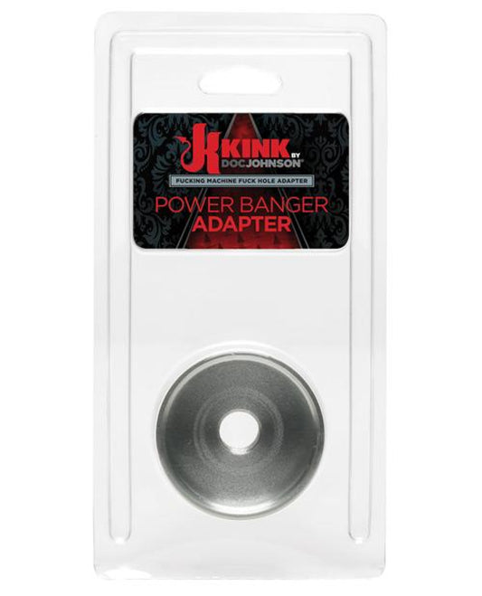 Kink Fucking Machines Power Banger Adapter For Fuck Hole Variable Pressure Stroker - Silver Doc Johnson 1657
