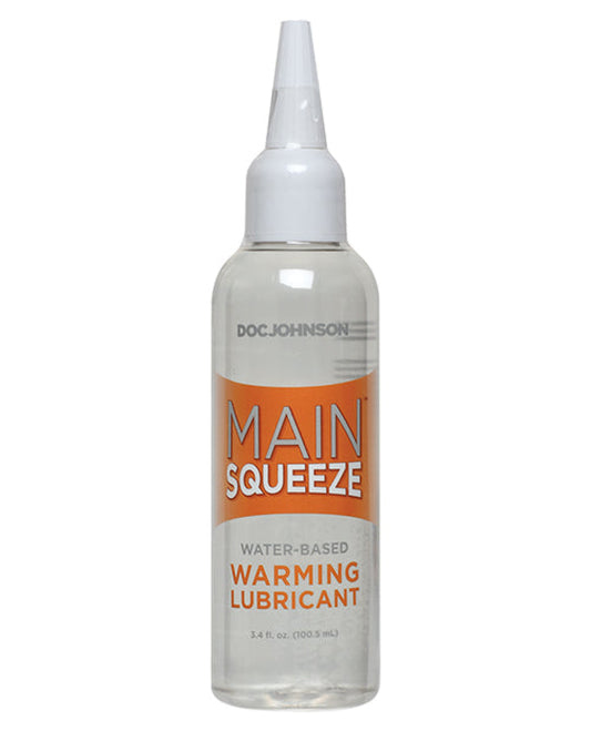 Main Squeeze Warming Water-based Lubricant - 3.4 Oz Doc Johnson 1657