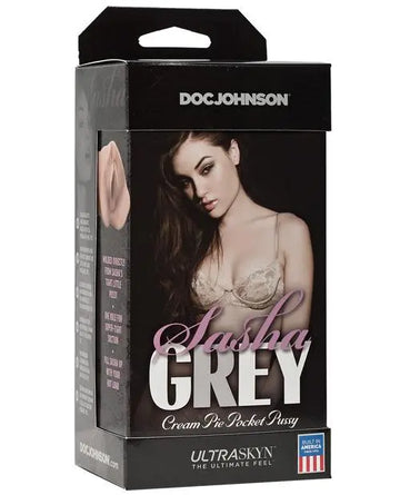 Sasha Grey Ultraskyn Cream Pie Pocket Pussy Doc Johnson