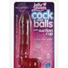 Jelly Cock W/suction Cup Doc Johnson