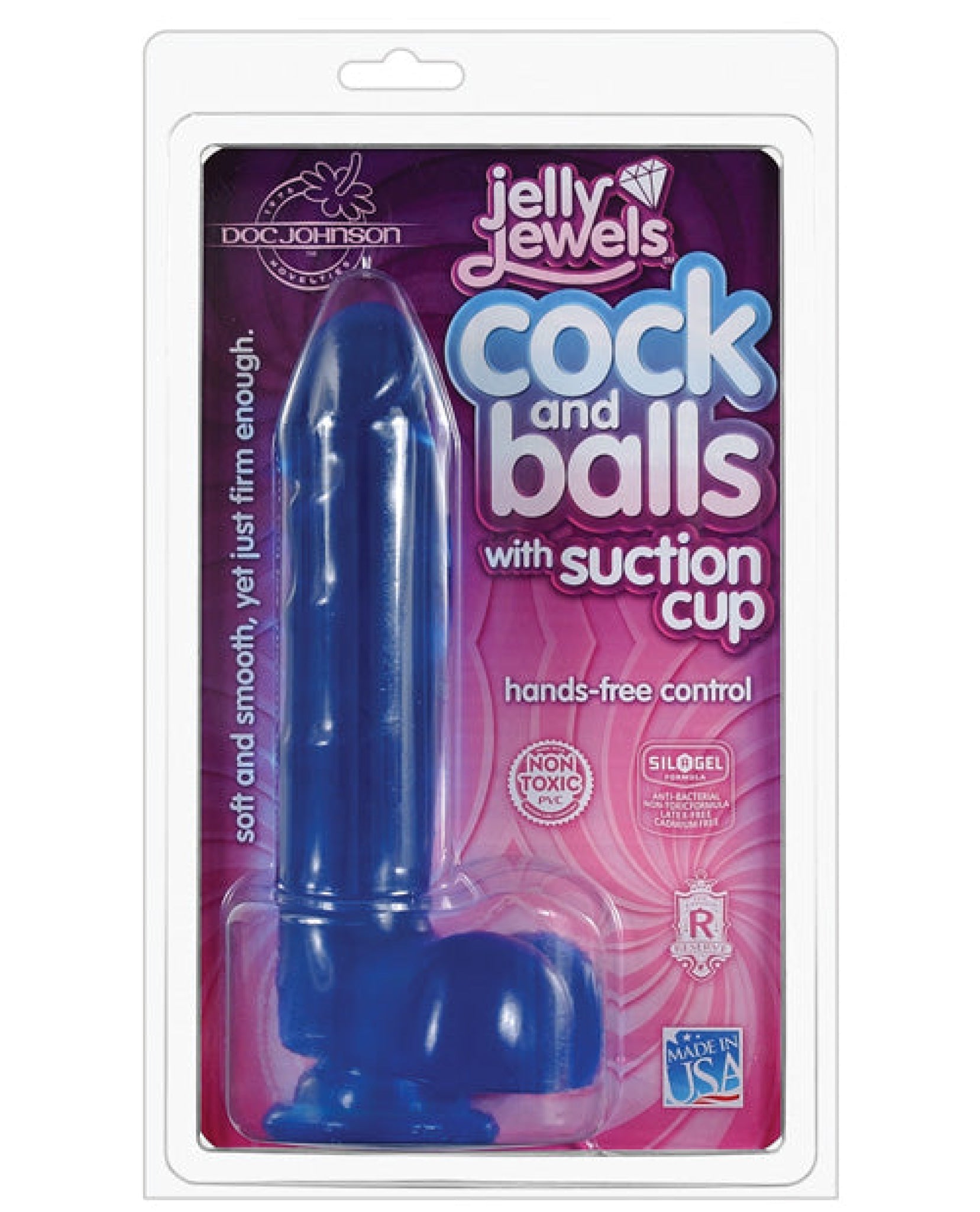 Jelly Cock W/suction Cup Doc Johnson