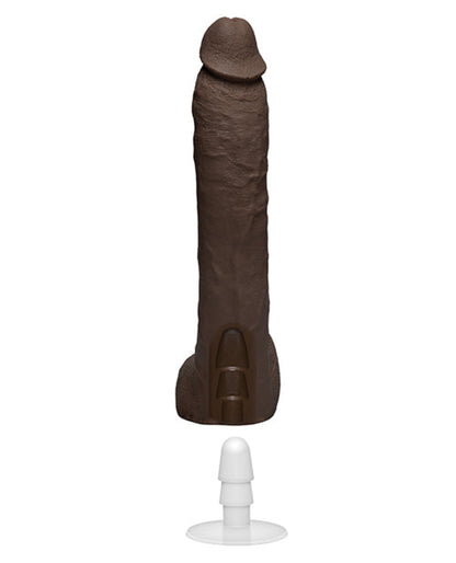 Signature Cocks Ultraskyn 10" Cock W-removable Vac-u-lock Suction Cup - Isiah Maxwell Doc Johnson