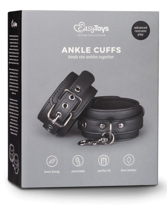 Easy Toys Fetish Ankle Cuffs - Black Easy Toys 1657