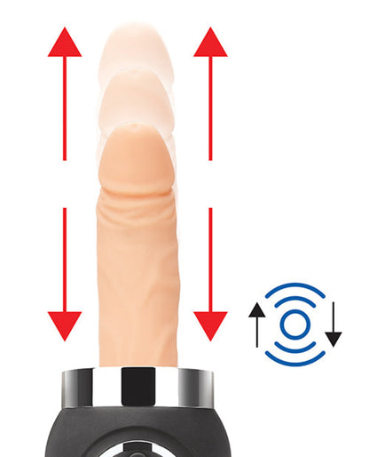 Lux Fetish Rechargeable Thrusting Compact Sex Machine W-remote Lux Fetish