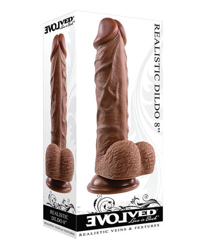 Evolved 8" Realistic Dildo W/balls Evolved Novelties