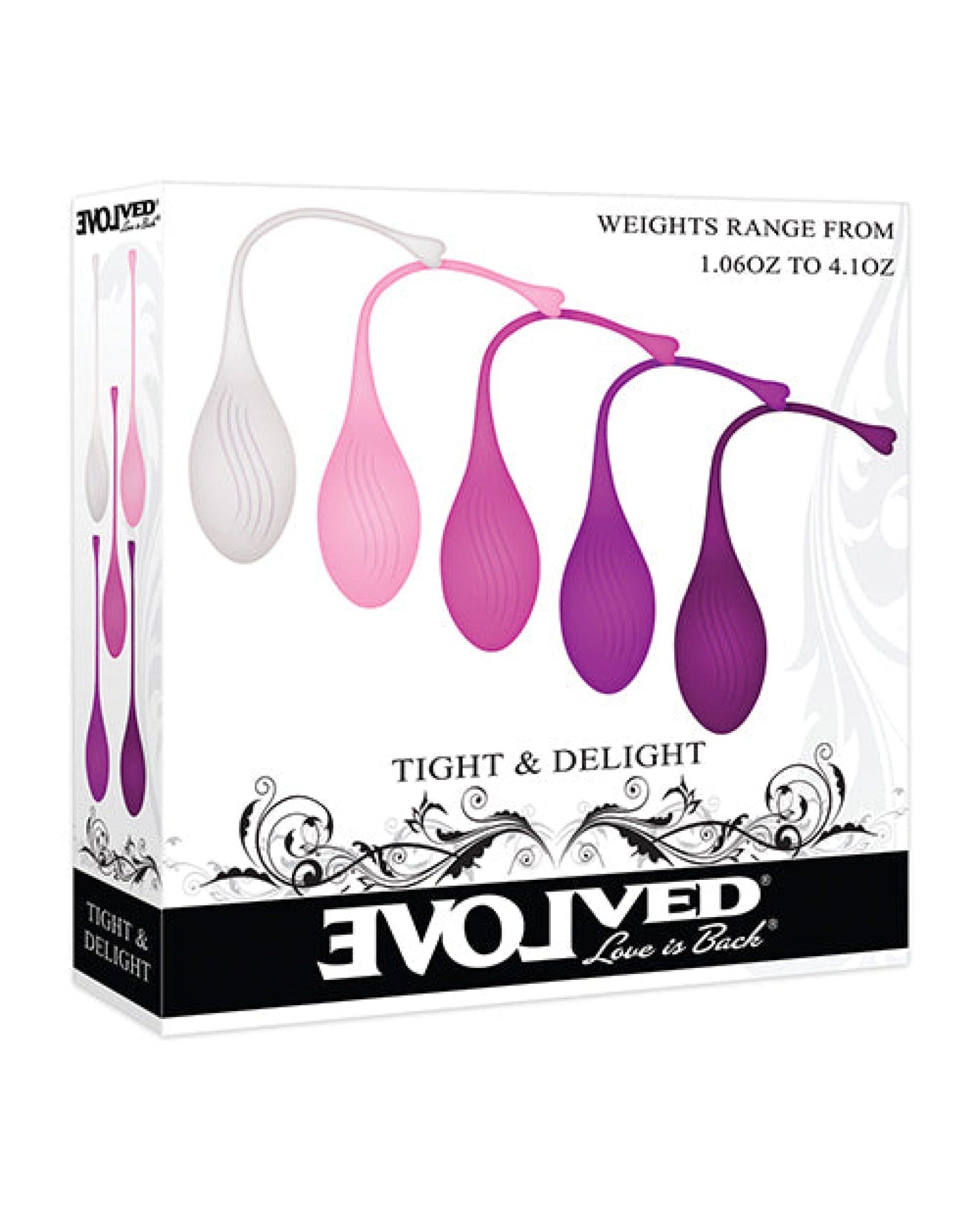 Evolved Tight & Delight 5 Pc Weighted Kegel Ball Set - Assorted Colors Evolved Novelties