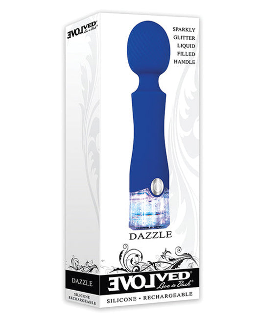 Evolved Dazzle Rechargeable Wand - Blue Evolved Novelties 1657