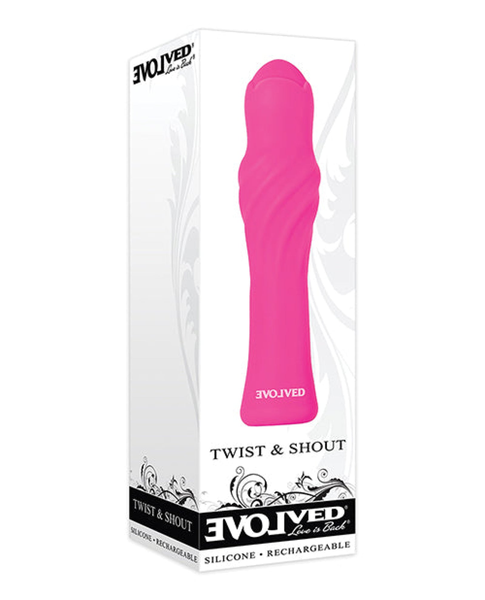 Evolved Twist & Shout Rechargeable Bullet - Pink Evolved Novelties