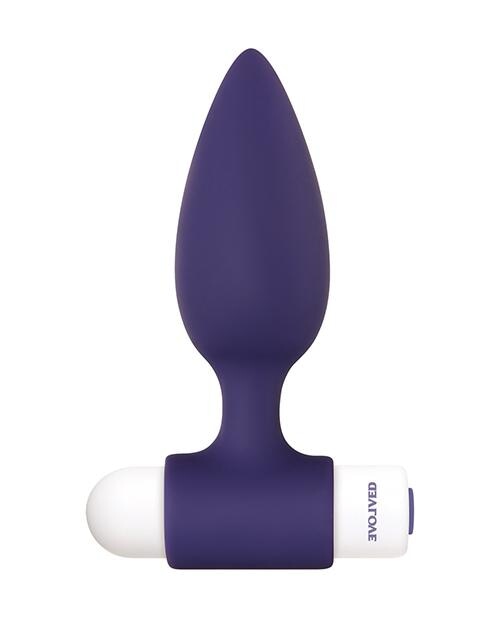Evolved Dynamic Duo Anal Rechargeable - Purple-white Evolved Novelties