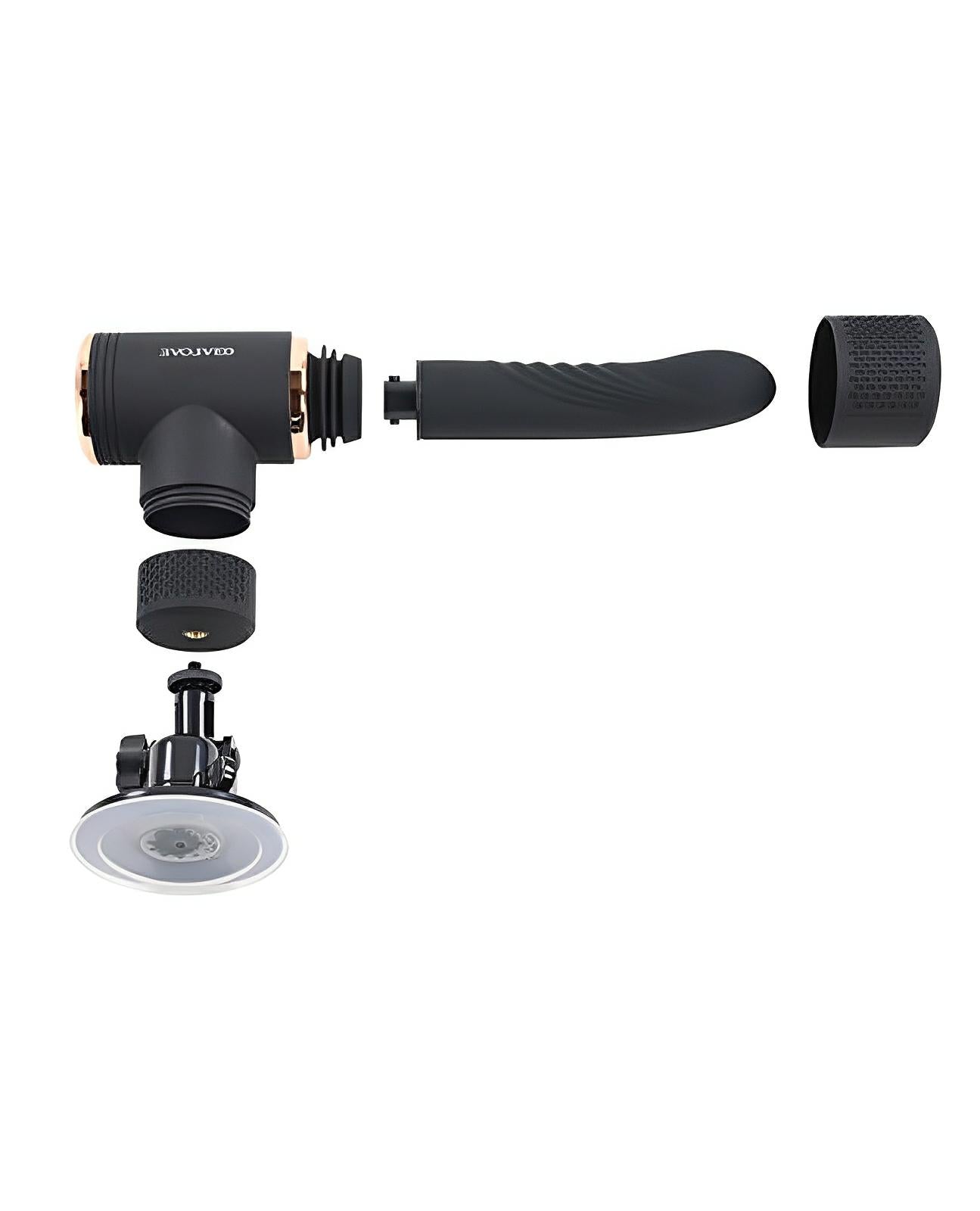 Evolved Too Hot To Handle Thrusting Machine - Black Evolved Novelties