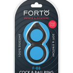 Forto F-88 Double Ring Liquid Silicone Cock Ring Forto