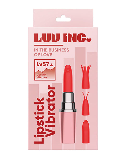 Luv Inc. Lipstick Vibrator W/3 Heads Luv Inc. 1657