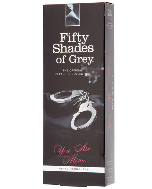 Fifty Shades Of Grey You Are Mine Metal Handcuffs Lovehoney 1657