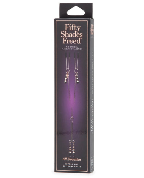 Fifty Shades Freed All Sensation Nipple & Clitoral Chain Lovehoney