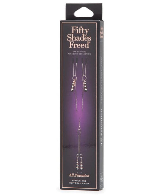 Fifty Shades Freed All Sensation Nipple & Clitoral Chain Lovehoney 500