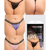 Vibes Fuck 3 Pack Thongs Assorted Colors Qn Fantasy Lingerie