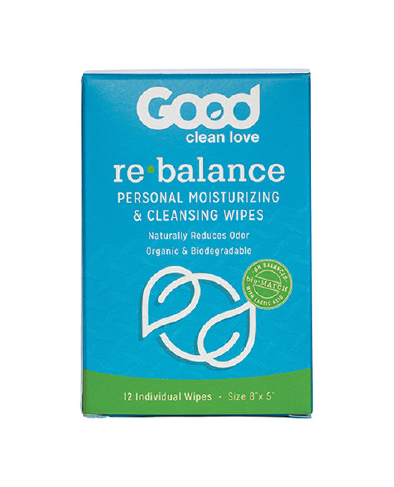 Good Clean Love Rebalance Wipes - Box Of 12 Good Clean Love