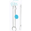 Glas 7" Realistic Head Glass Dildo - Clear Gläs