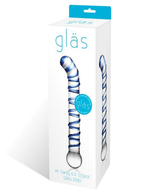Glas Mr. Swirly 6.5" G-spot Glass Dildo Gläs 1657