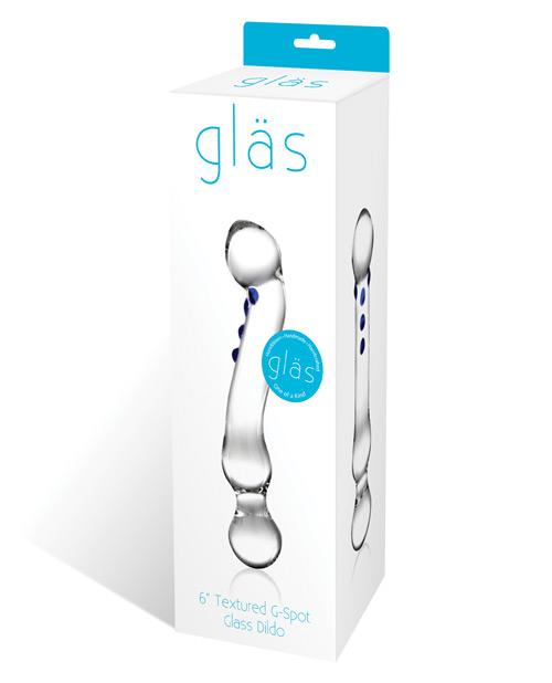 Glas 6" Curved G-spot Glass Dildo Gläs