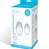 Glas 2 Pc Glass Yoni Eggs Set - Clear Gläs