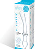 Glas 9" Classic Curved Dual Ended Dildo - Clear Gläs