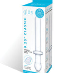 Glas 9.25" Classic Smooth Dual Ended Dildo - Clear Gläs