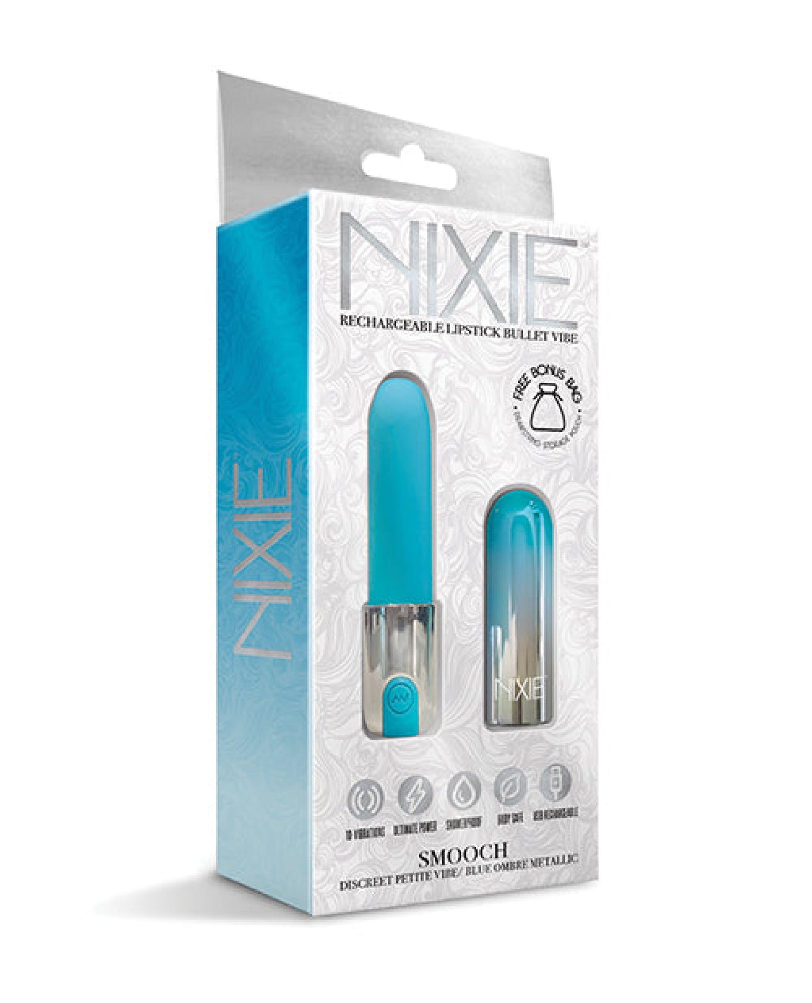 Nixie Smooch Rechargeable Lipstick Vibrator Nixie