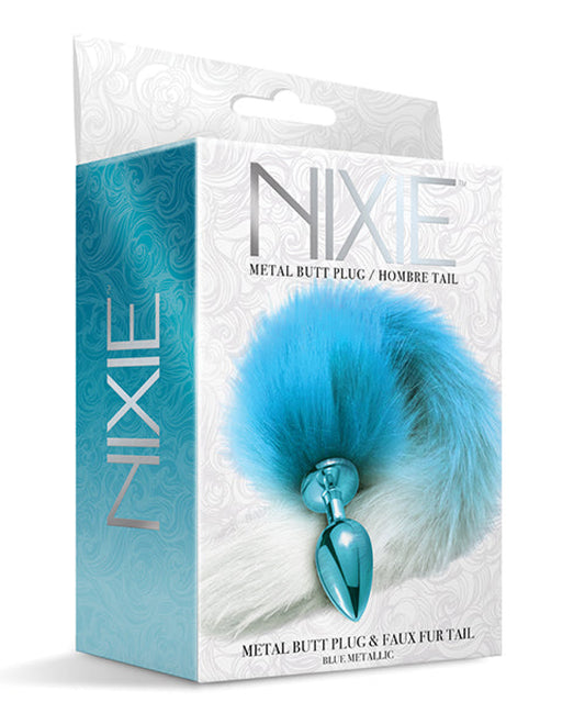 Nixie Metal Butt Plug W/faux Fur Tail Nixie 1657