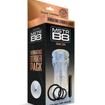 Mstr B8 Hand Cuff Vibrating Stroker Pack - Kit Of 5 Clear Mstr B8